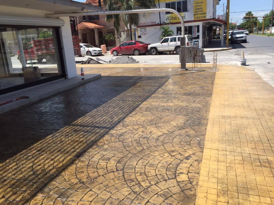 piso estampado