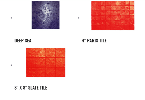 Moldes para concreto estampado